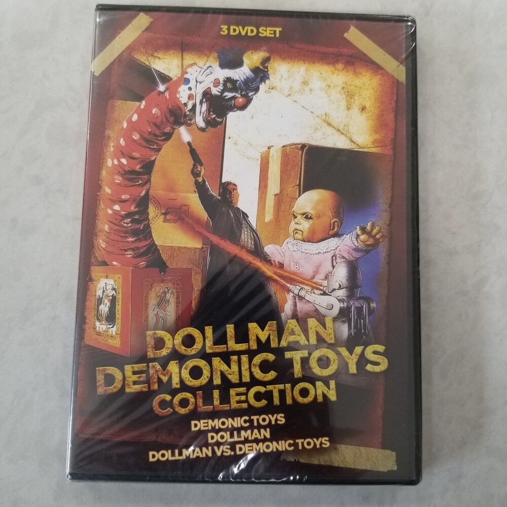 dollman demonic toys collection 3 dvd set new sealed